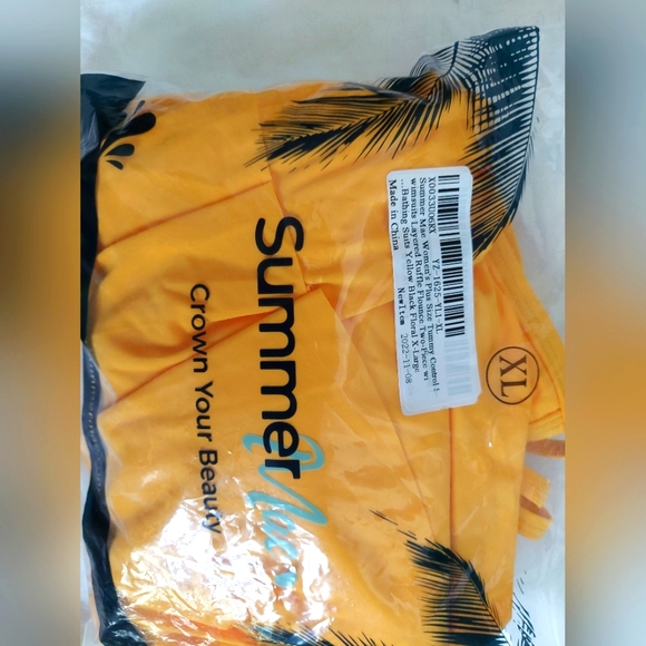 NWT Women's Plus Size Layered Ruffle Flounce Tankini Bathing Suits two piece - Picture 6 of 12